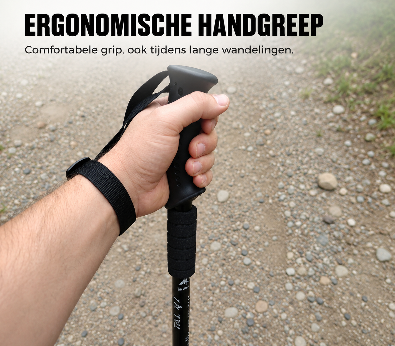 TrailPro™ | Verstelbare Wandelstok met Schokdemping