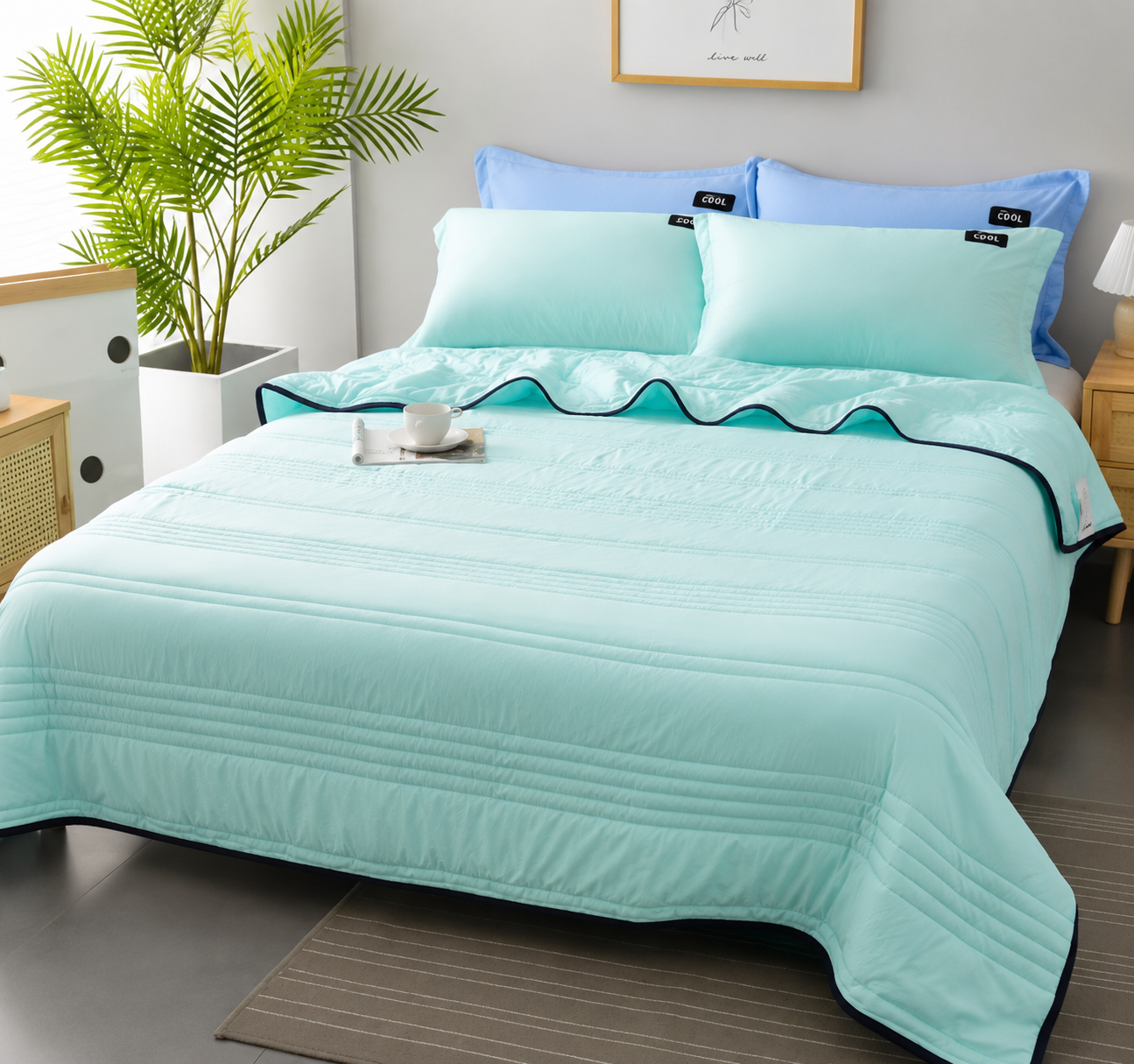 Coolwave™ Koeldeken | Ademend en Lichtgewicht voor Stijlvol Zomercomfort!
