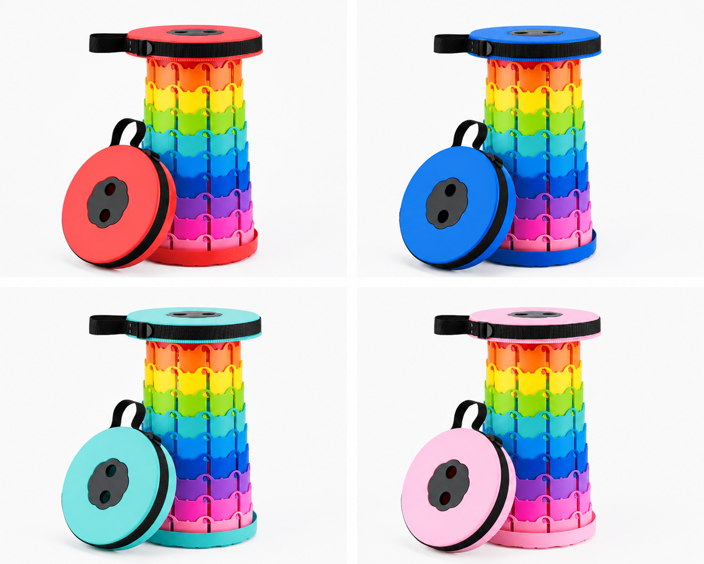 FlexiStool™ | Opvouwbare Verstelbare Kruk