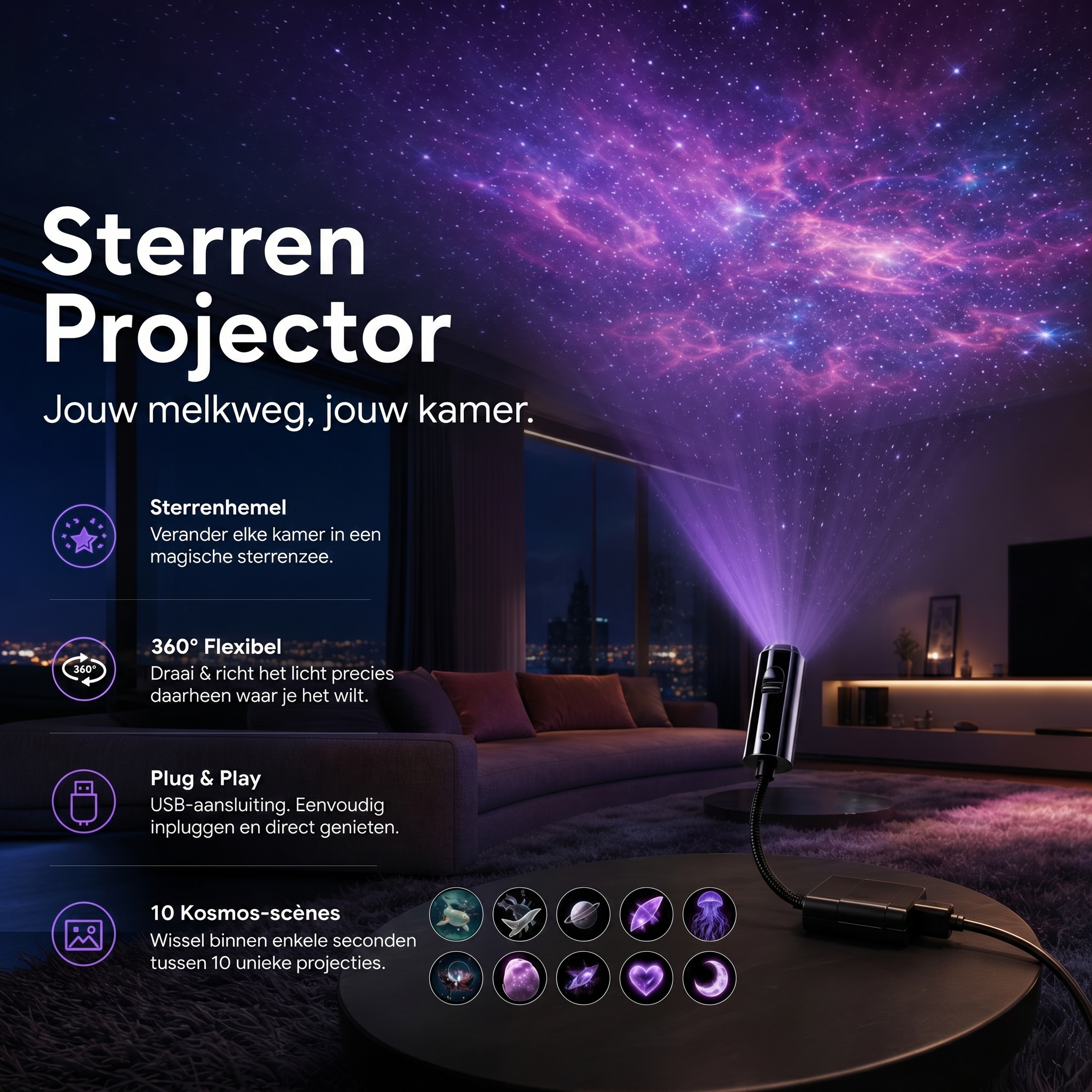 LumiSky™ Sterrenprojector
