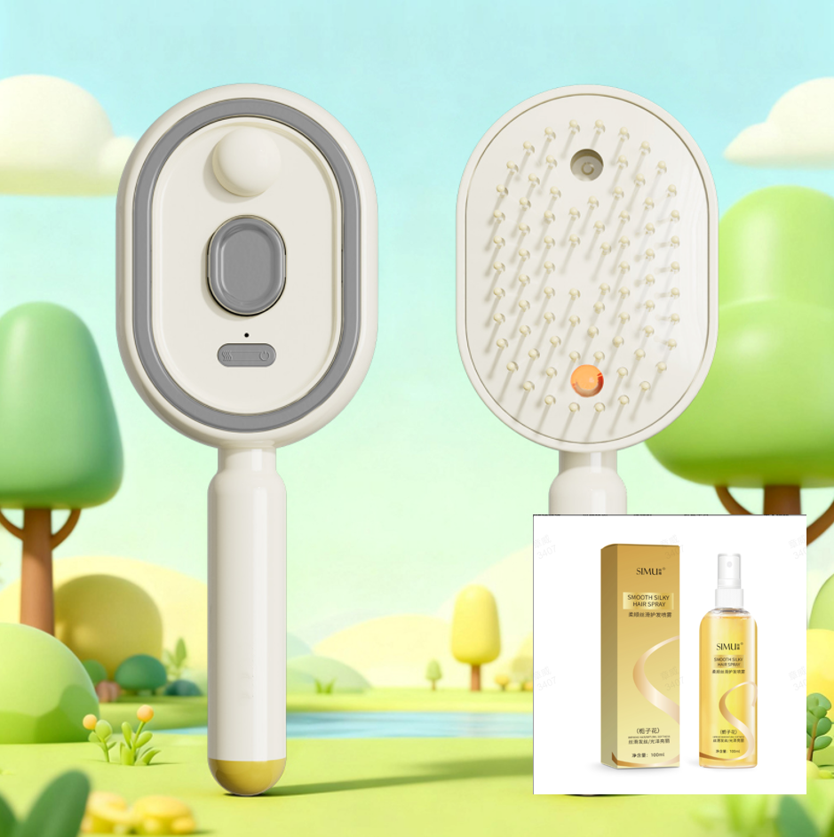 HairMist Pro™ | Elektrische Spray- & Massage Haarborstel