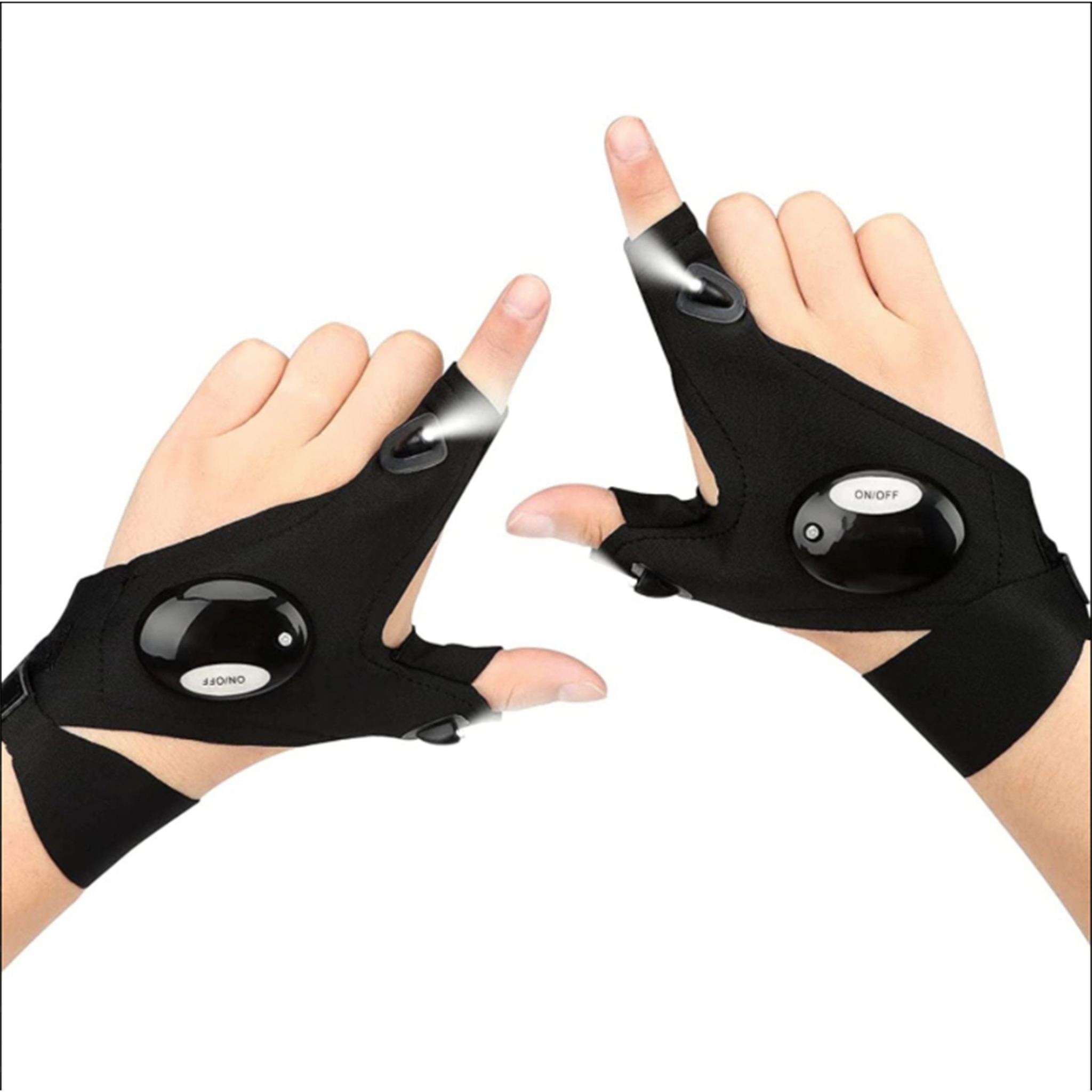 LightGrip™ Handschoenen | LED Verlichting voor Nachtlopen, Fietsen en vissen!