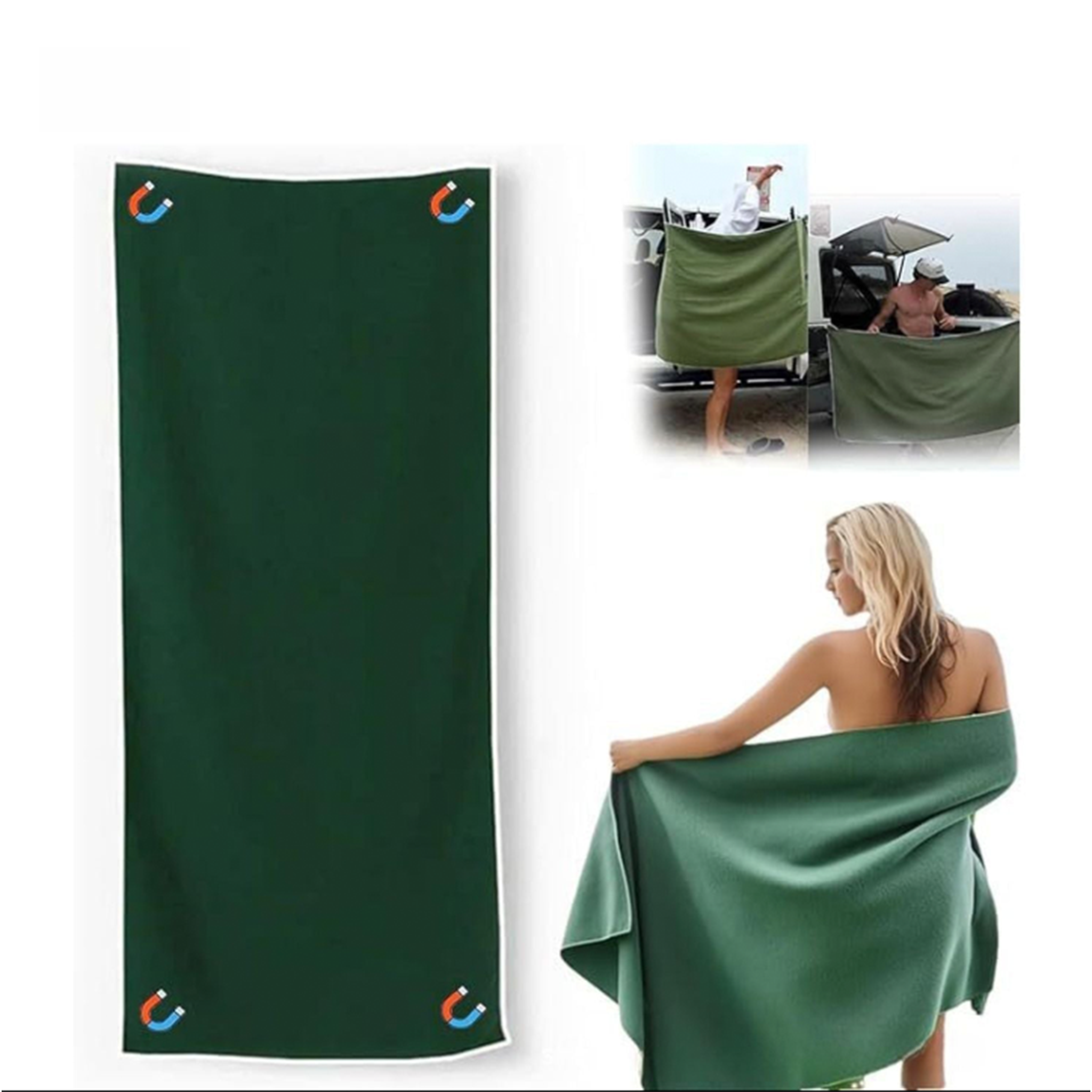MagnaTowel™ Strand | Ultra-Absorberend, Sneldrogend & Magnetisch Ontwerp!