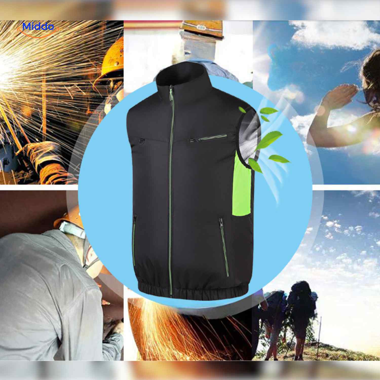 Cooltop™ Werkvest | Ventilatie, Hittebescherming & Mouwloos Comfort
