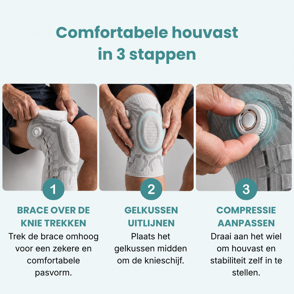 FlexiBrace aanbrengen in 3 stappen