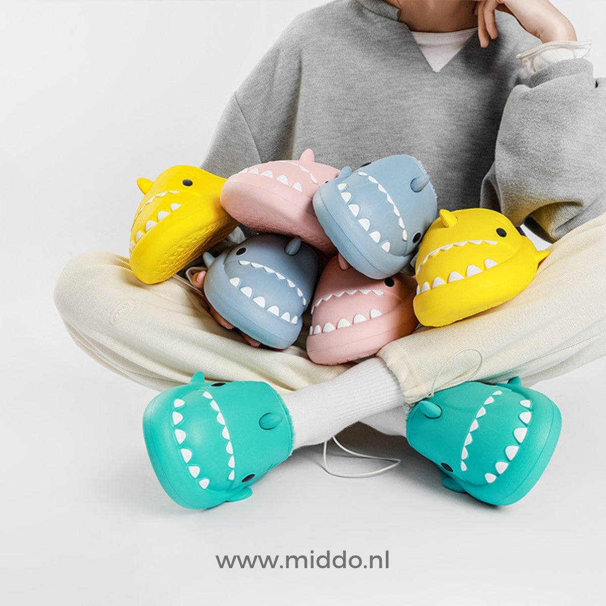 Winter Sharkies™ Sloffen | Extra Comfortabele Sloffen voor het Hele Gezin 1+1 GRATIS