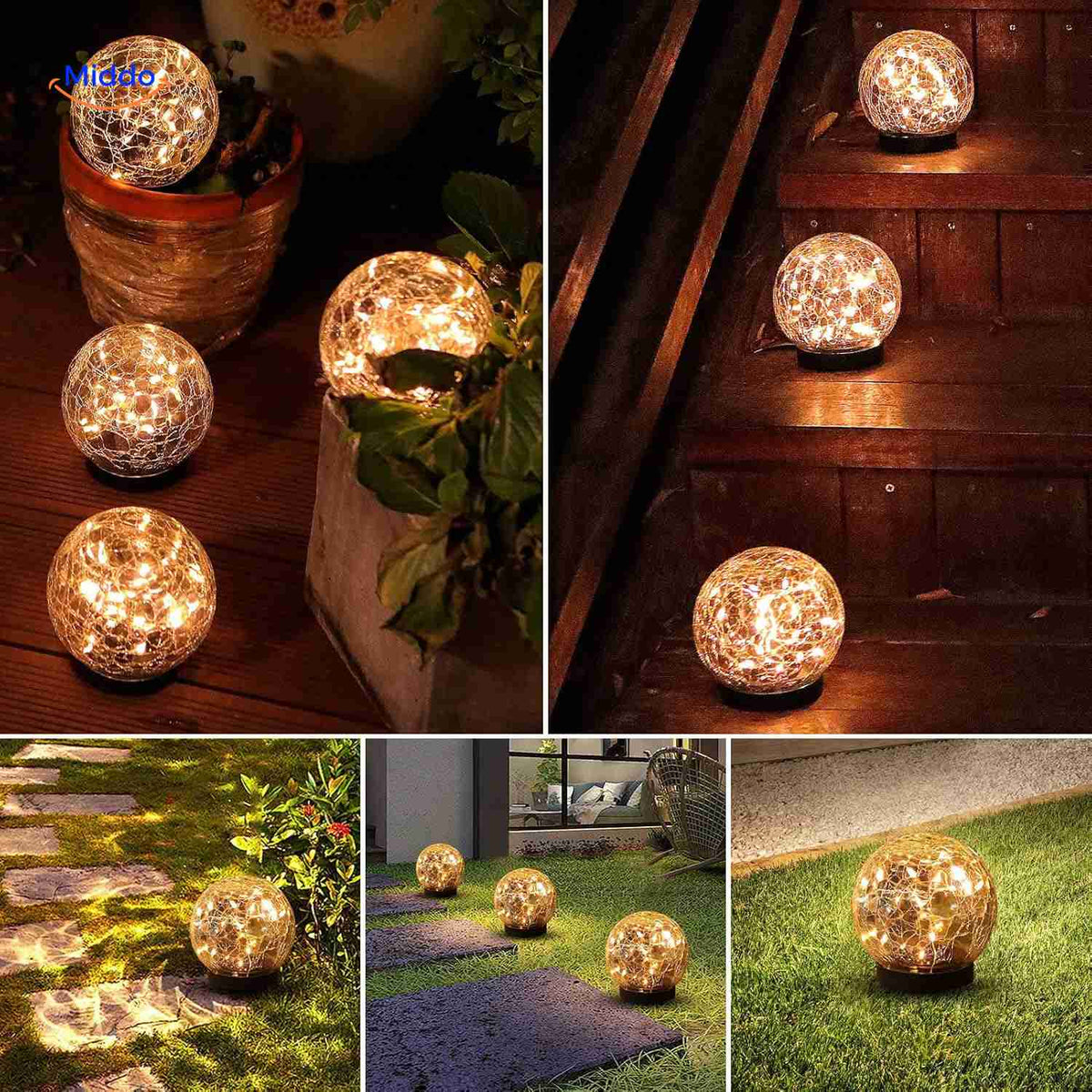 Solvion™ Lamp | Solar Verlichting, Waterdicht & Sfeervol Voor Elke Tuin