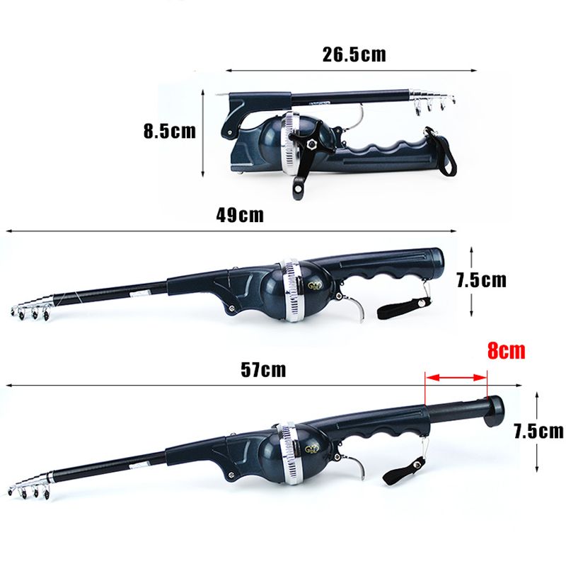 Telescopische Visshengel Kit (Compact & Compleet) – Vis overal, direct gebruiksklaar