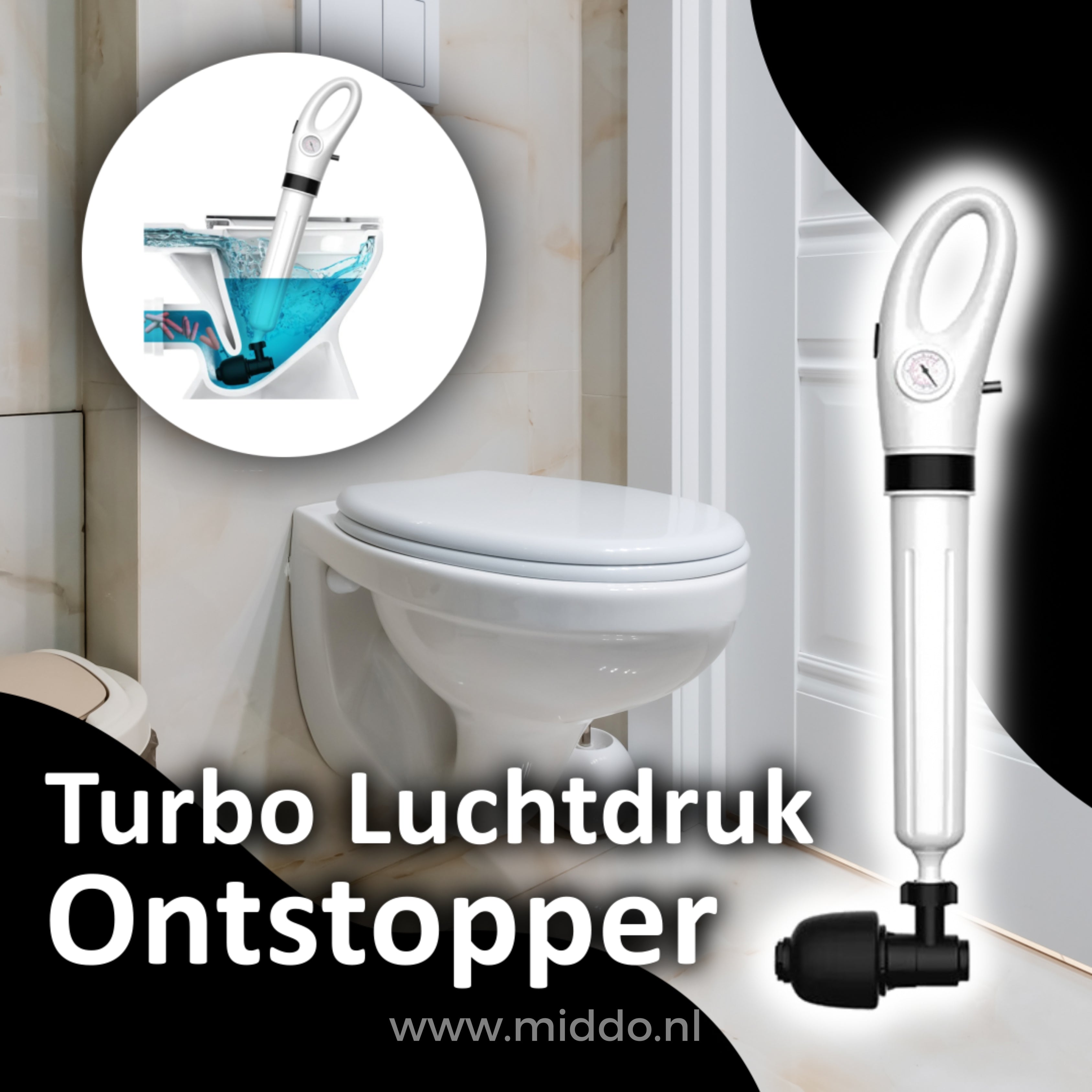 Turbo Luchtdruk Ontstopper | De Ultieme Oplossing voor Verstoppingen