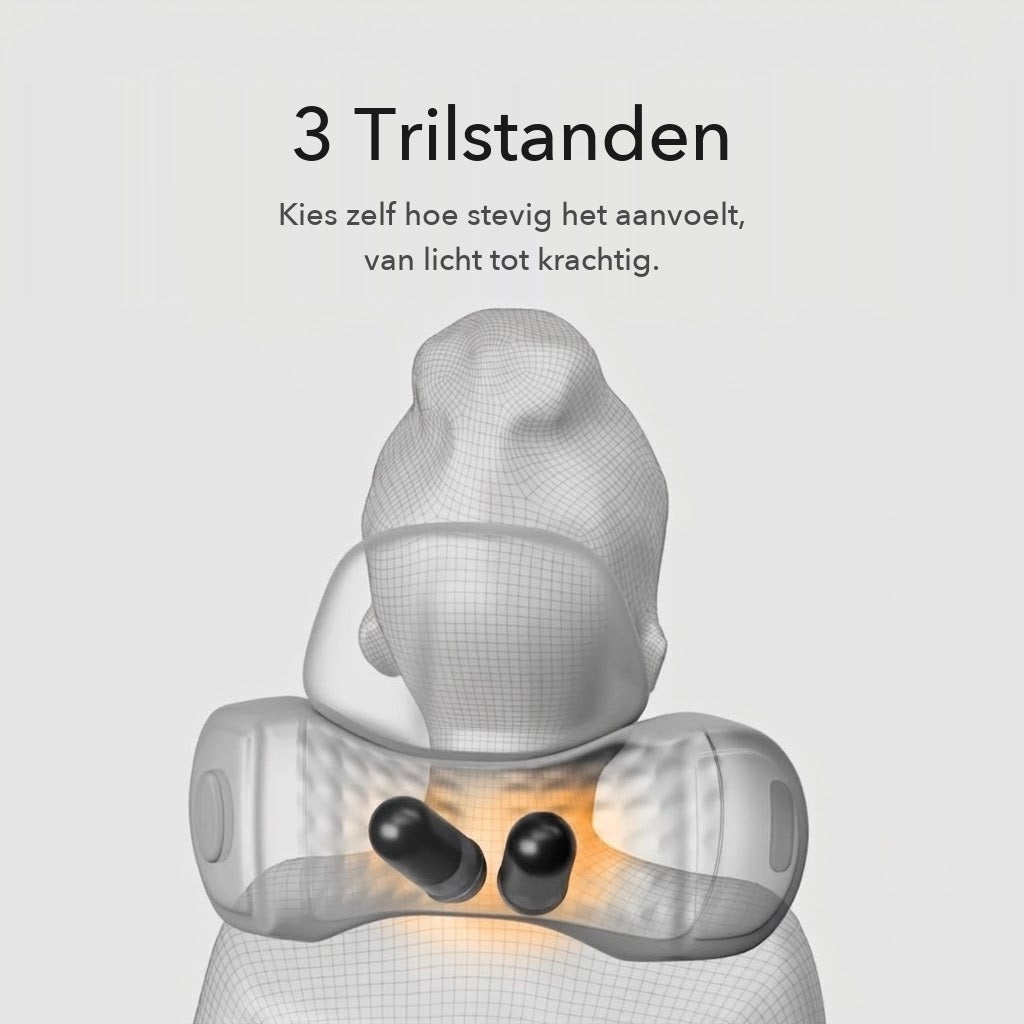 Drie trilstanden, van licht tot krachtig