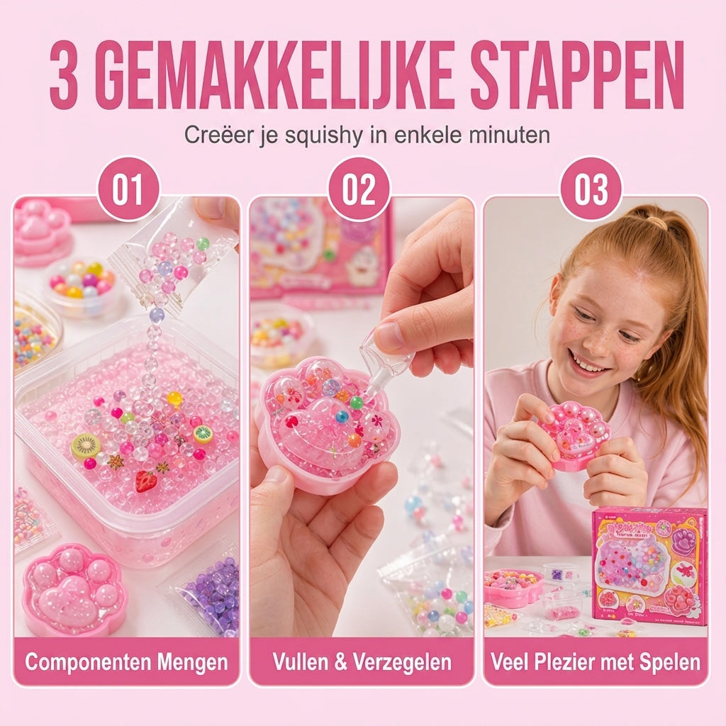 In drie stappen je eigen squishy maken