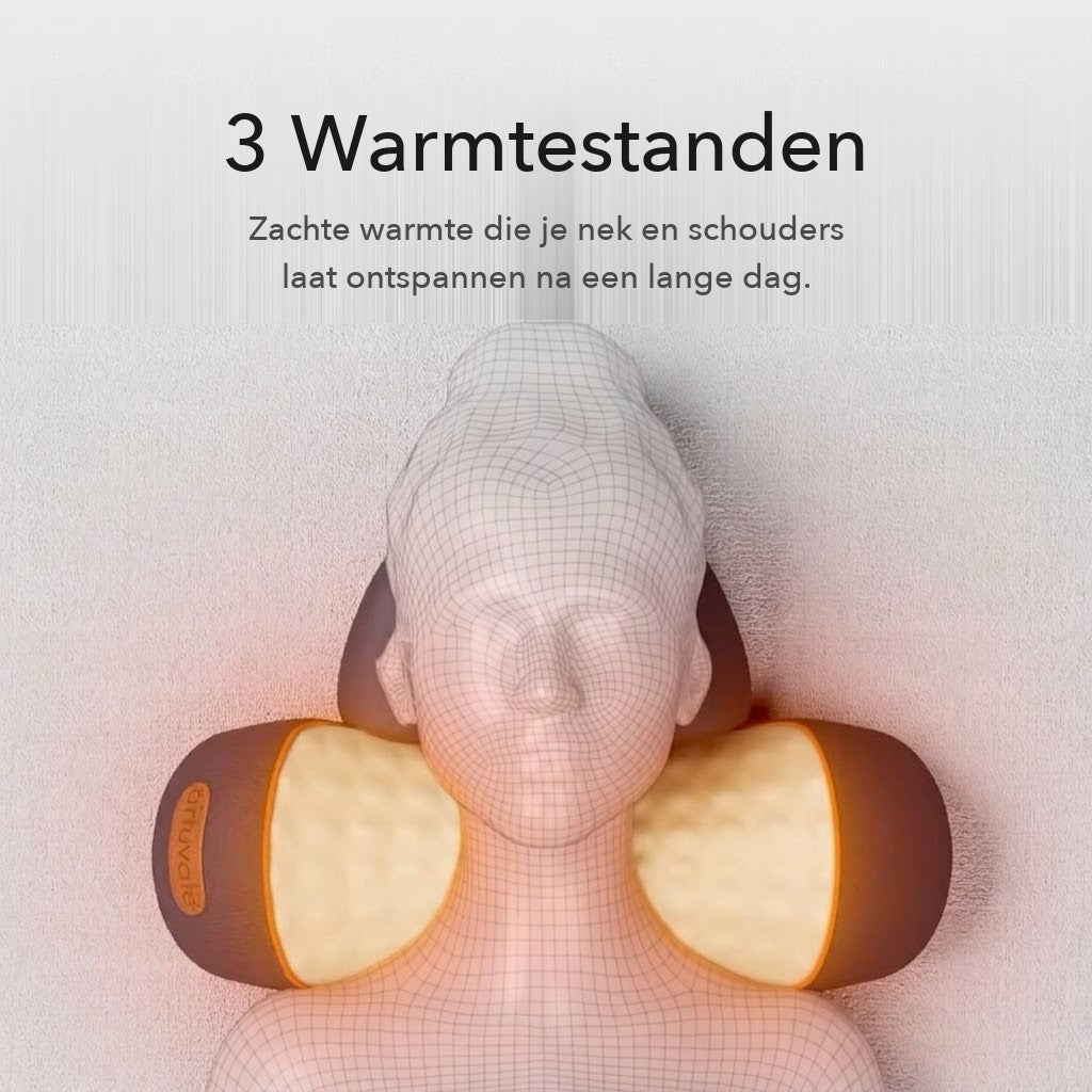 Drie warmtestanden voor nek en schouders