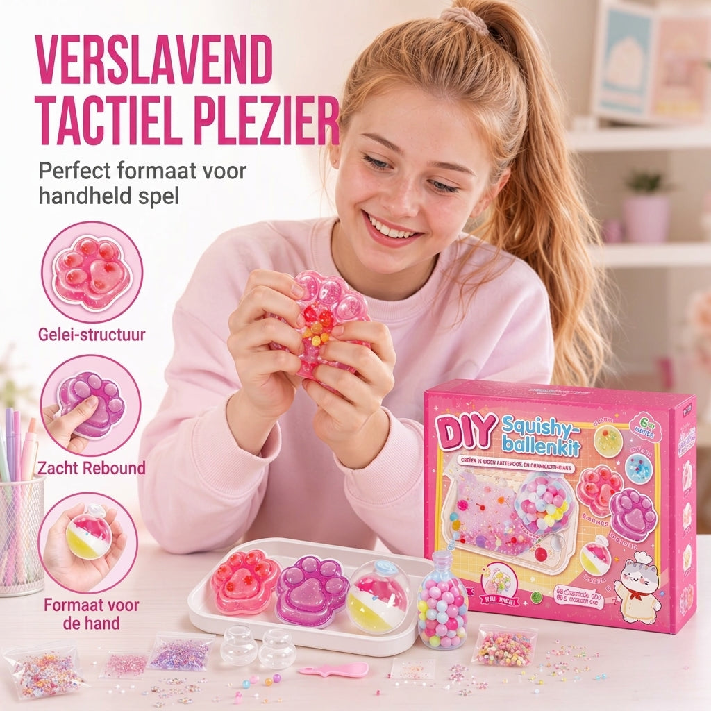 Squishy in handzaam formaat om mee te spelen