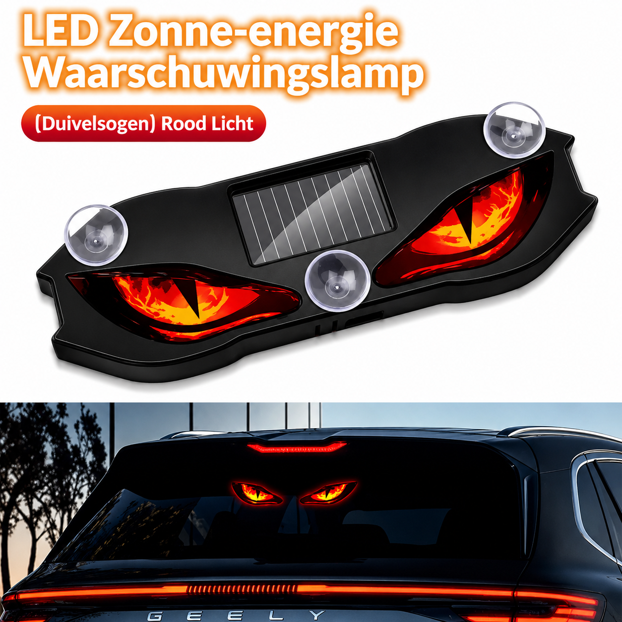 LED Waarschuwingslamp op Zonne-energie