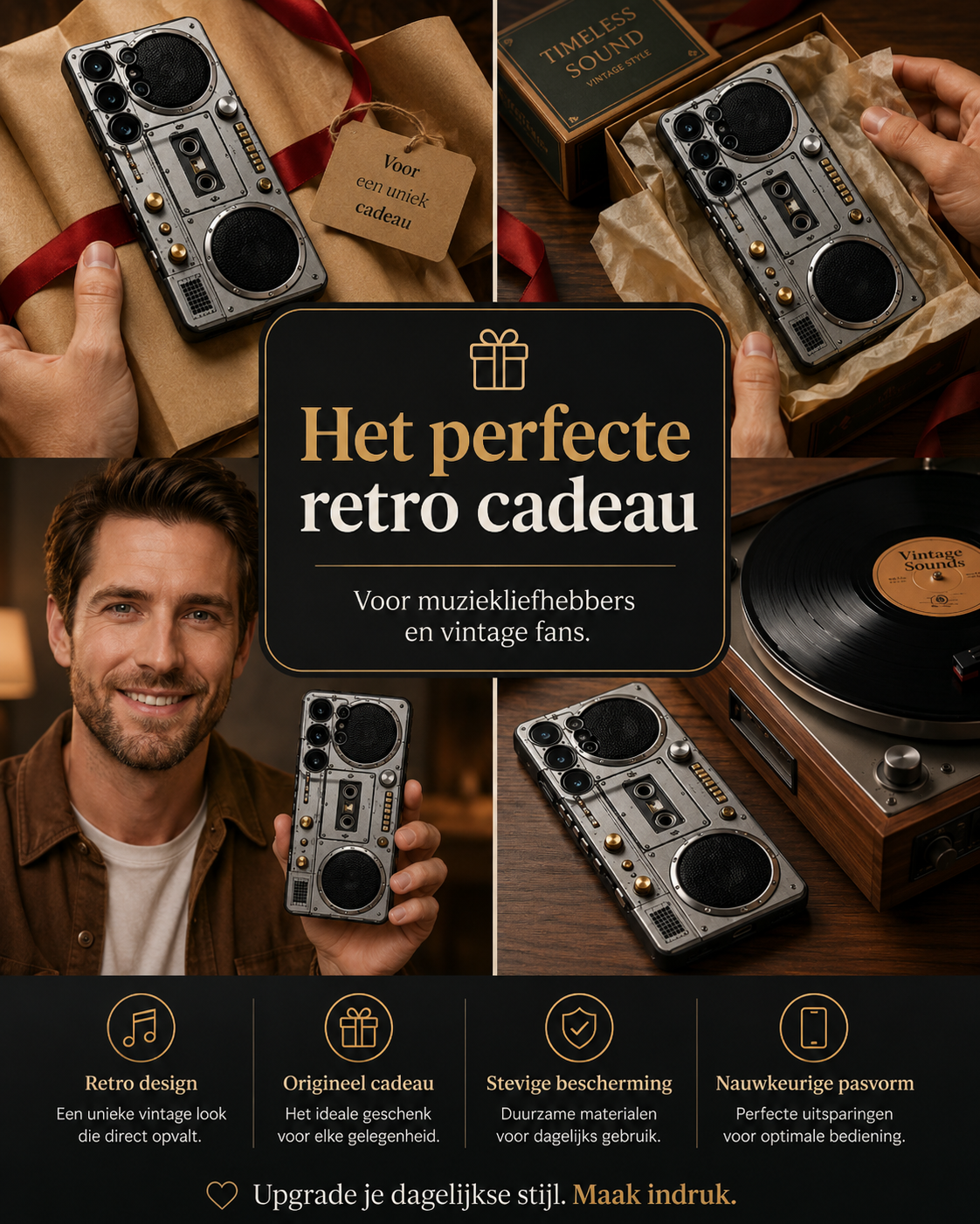 Retro Boombox Case™ | Maximale Valbescherming