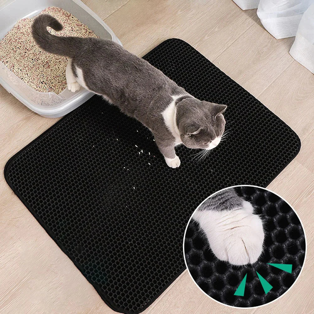 Kattenbakmat™ - Zorgt voor een schoon huis!
