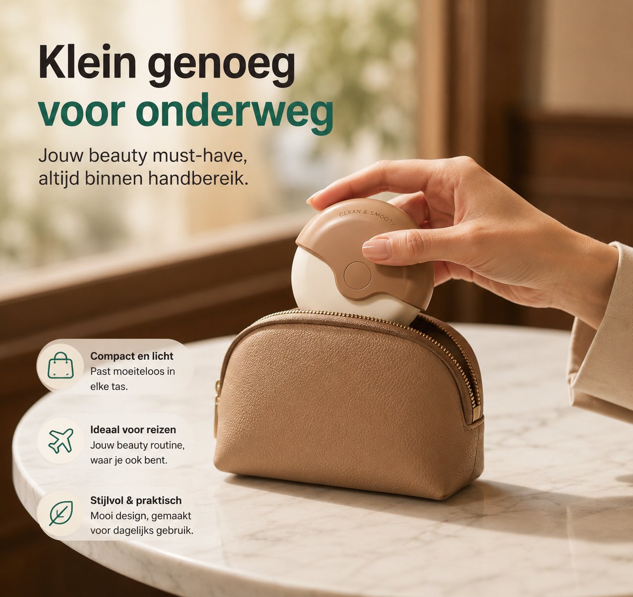 PocketShave™ | Compact 3-Laags Reisscheerapparaat