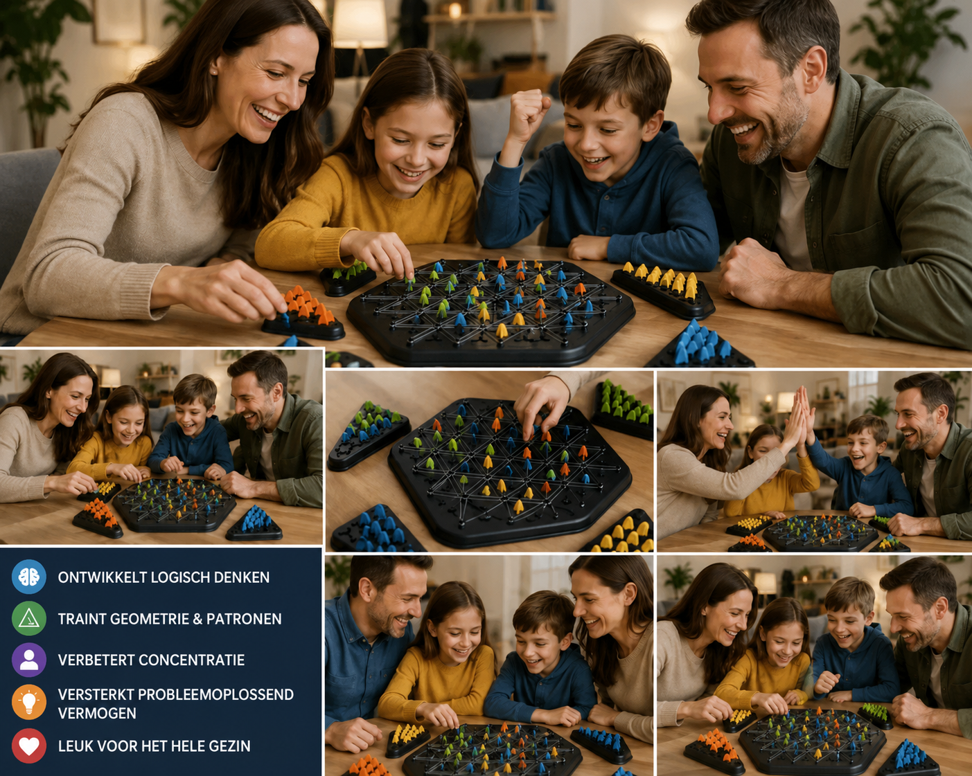 Driehoekenjacht™ | Het Strategische Familiespel Zonder Schermen