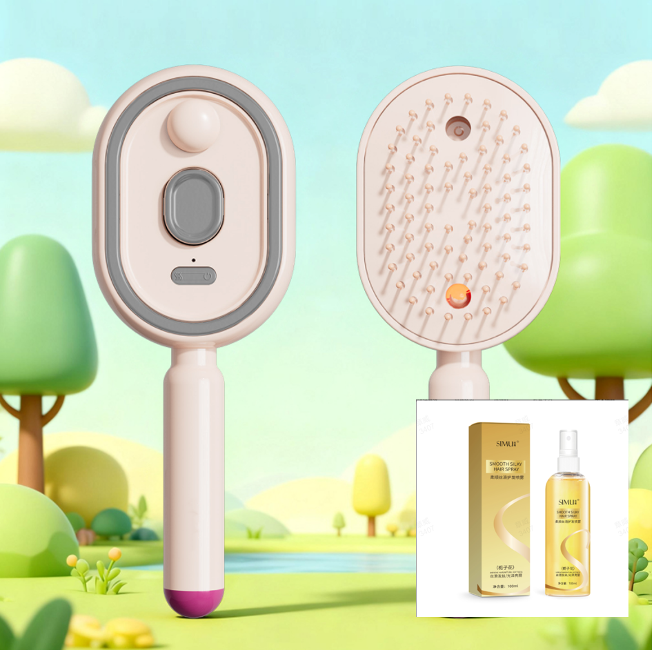 HairMist Pro™ | Elektrische Spray- & Massage Haarborstel