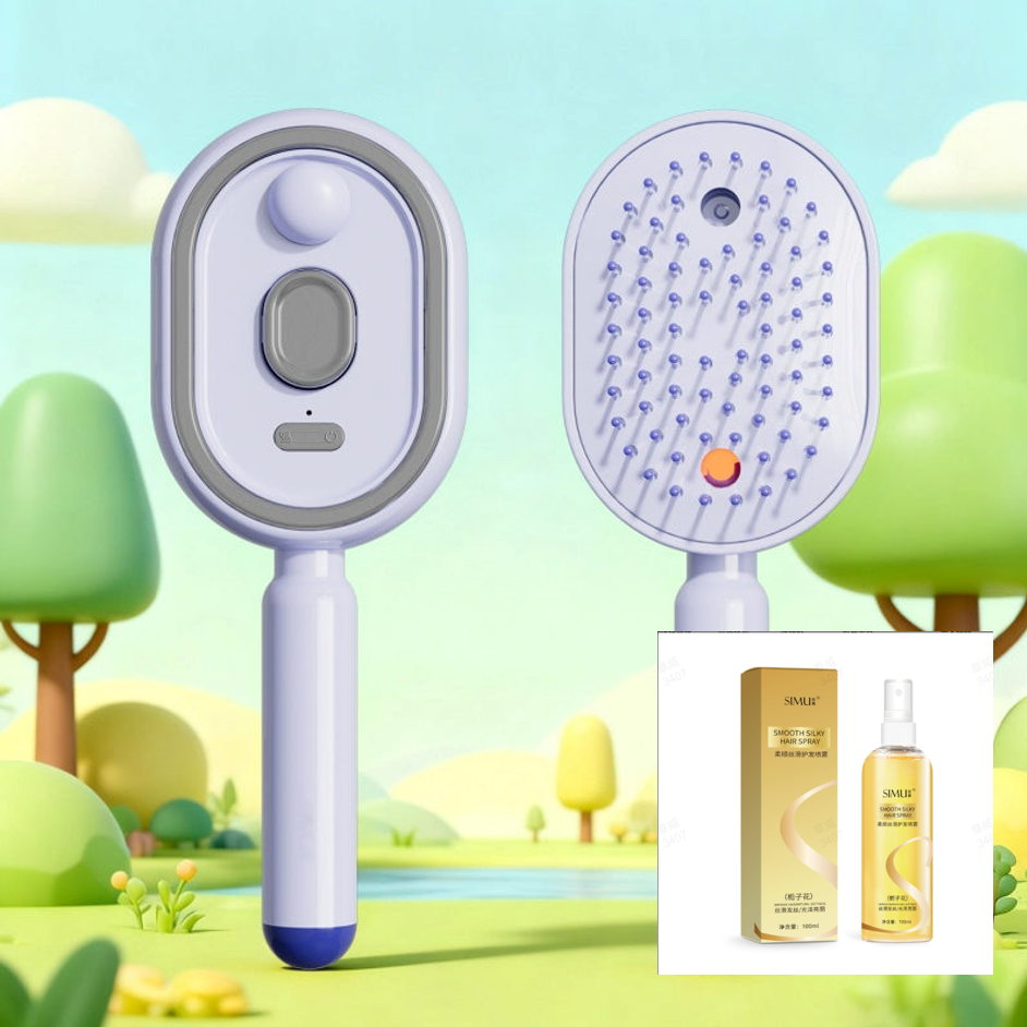 HairMist Pro™ | Elektrische Spray- & Massage Haarborstel
