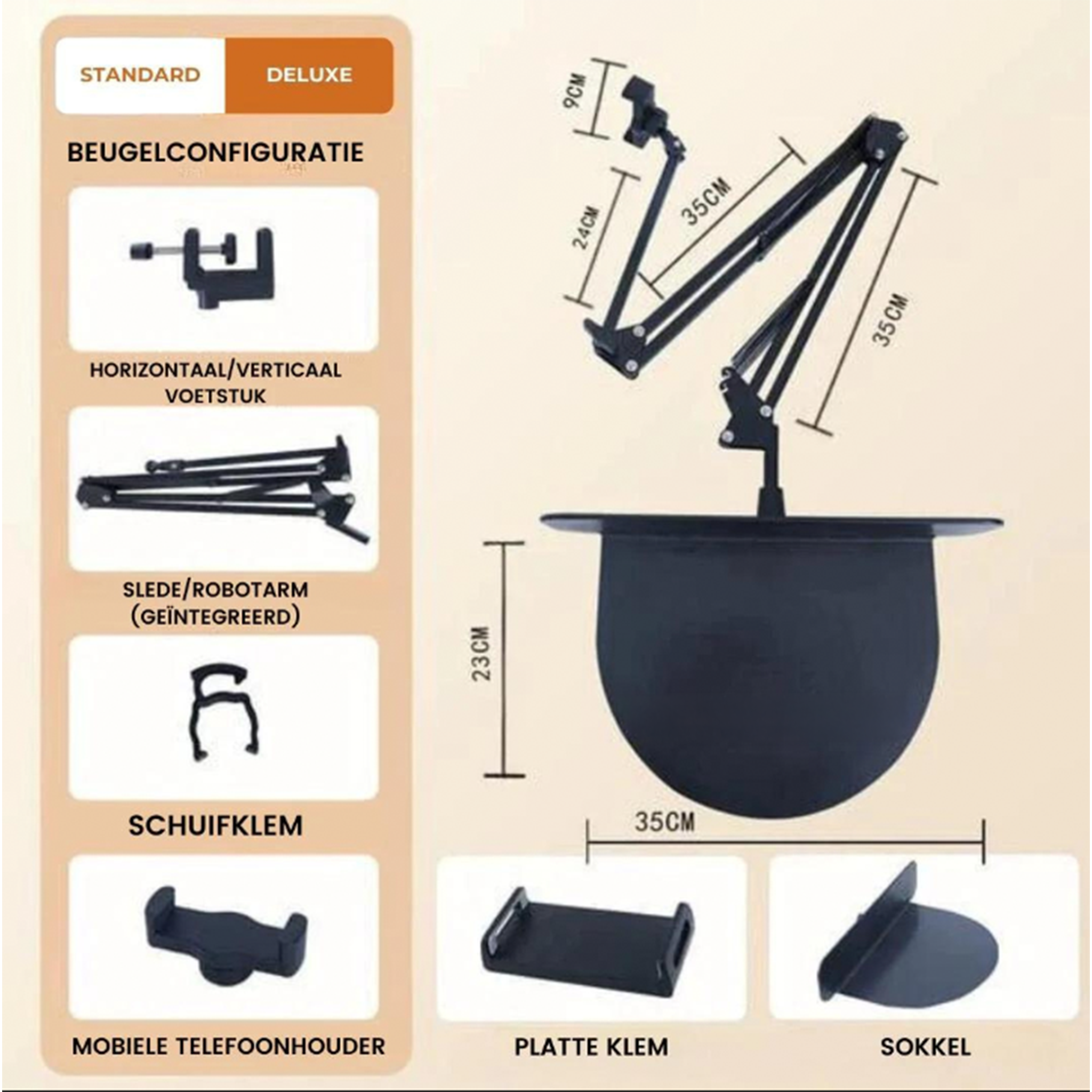FlexArm™ | De Ideale Houder Voor een Comfortabele Houding en Minder Ongemak