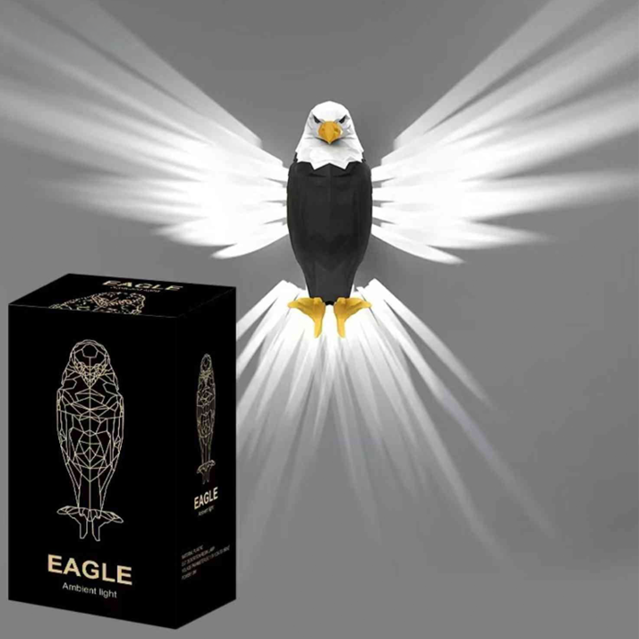 EagleGlow™ Wandlamp | Lichtrend Projectie, Dimbaar & Uniek Design