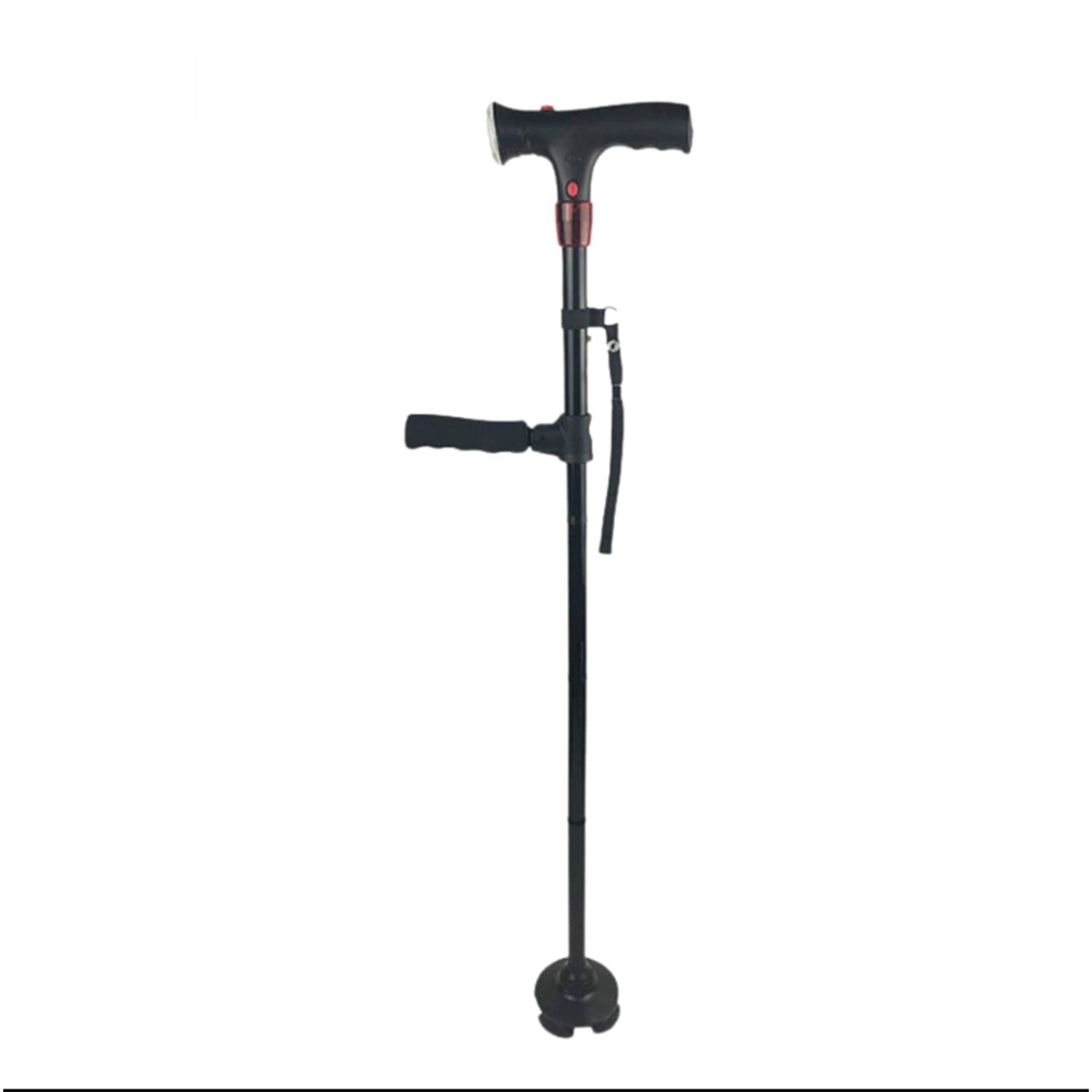AluCare™ Opvouwbare Wandelstok – Verstelbaar met LED-licht en Gripvoet