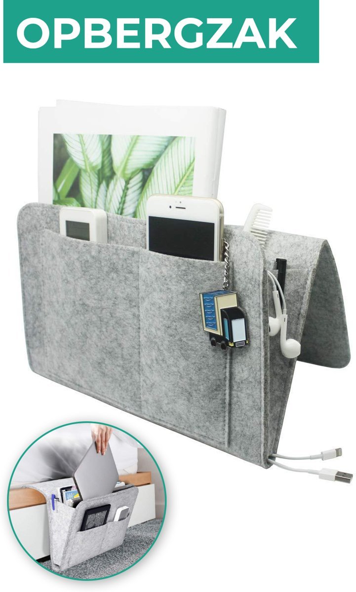 BedCaddy™ Organizer voor Bed en Bank | Houd Je Spullen Binnen Handbereik