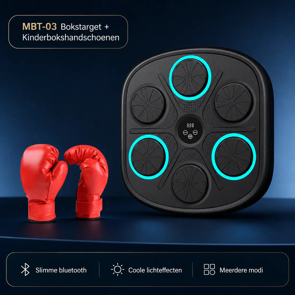 BoxPro™ Smart Muziek Boksmachine – Interactief Boksen voor Thuis