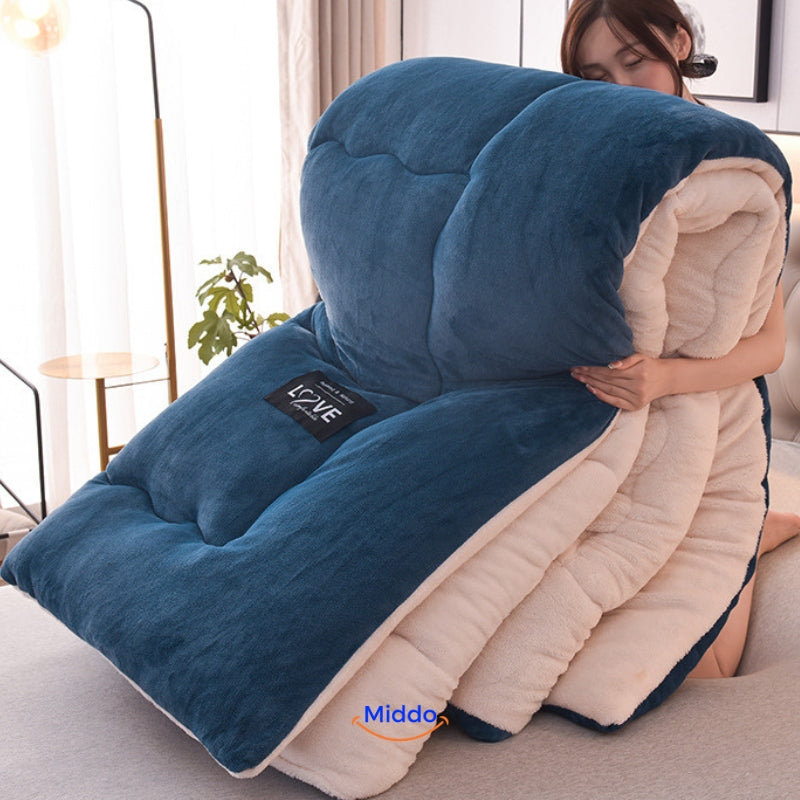 ComfortLux™ Wol-Velvet Verzwaringsdeken | Ultieme Warmte & Luxe - 2,5 tot 4KG