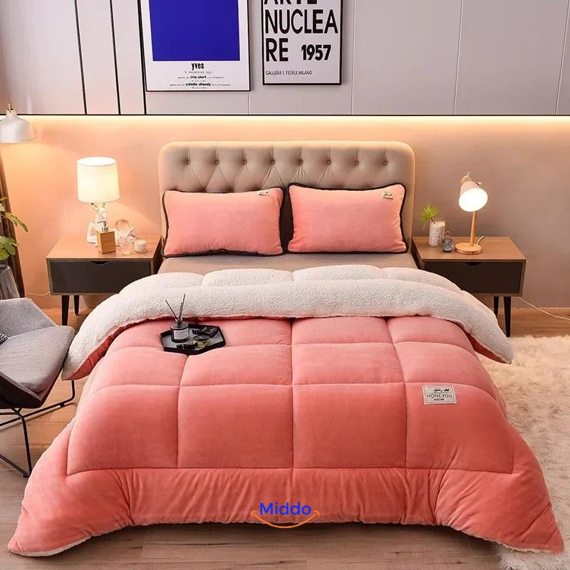 ComfortLux™ Wol-Velvet Verzwaringsdeken | Ultieme Warmte & Luxe - 2,5 tot 4KG