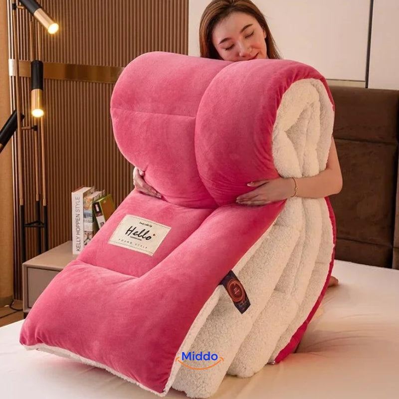 ComfortLux™ Wol-Velvet Verzwaringsdeken | Ultieme Warmte & Luxe - 2,5 tot 4KG