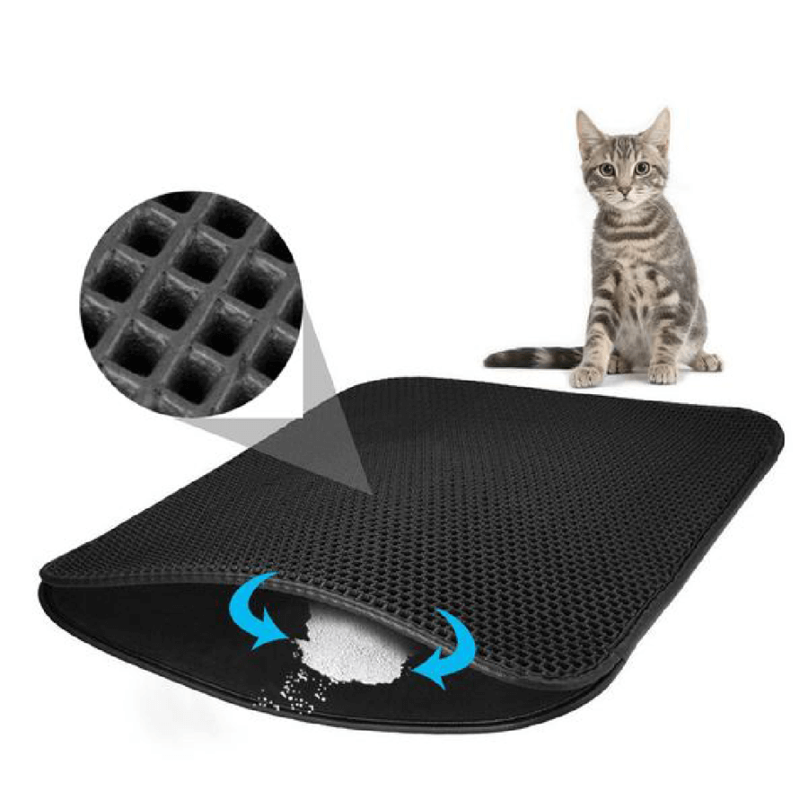 Kattenbakmat™ - Zorgt voor een schoon huis!