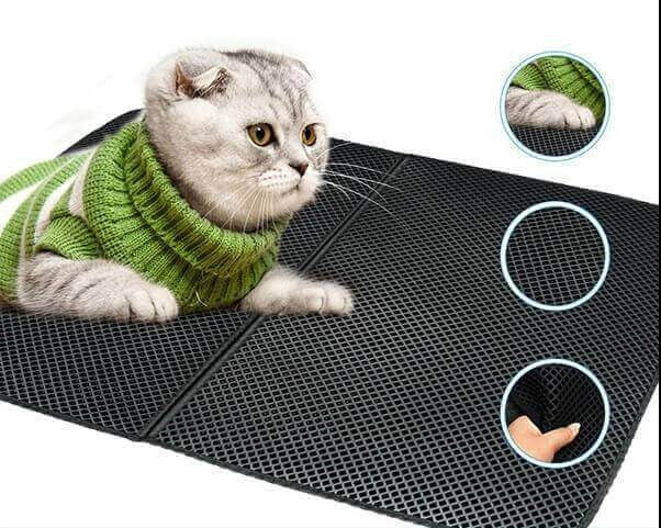 Kattenbakmat™ - Zorgt voor een schoon huis!