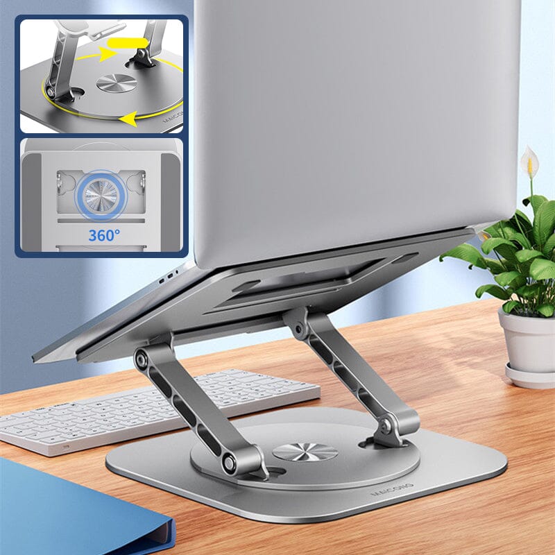 360° Pro Laptop Standaard – Minder Nekpijn & Altijd De Perfecte Kijkhoek