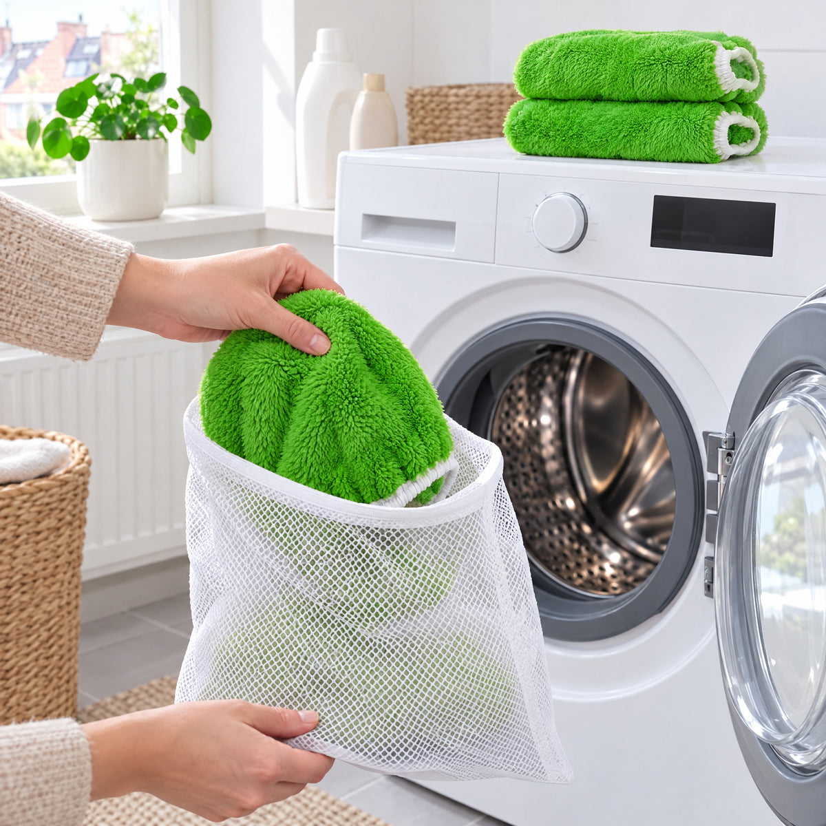 MopMaatje doek in de wasmachine wassen