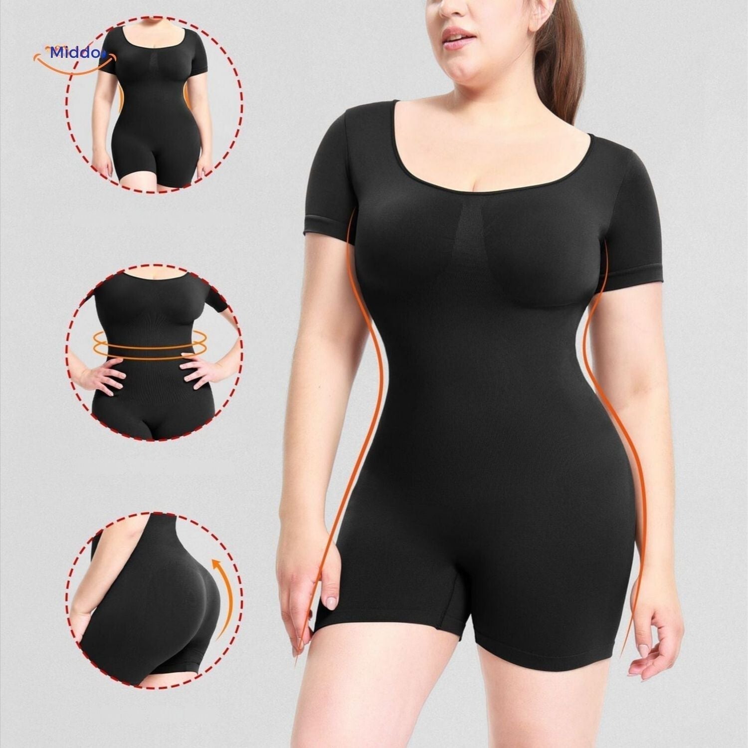 ShapelyFit™ Lichaamsvormende Bodysuit | Verstevigend en Comfortabel