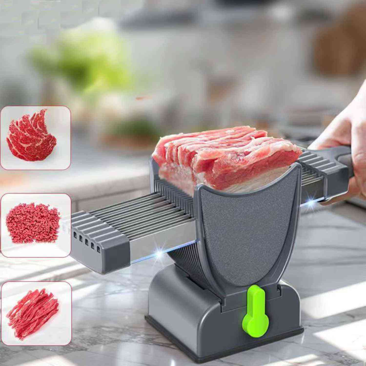 Slicora™ Vlees Snijset | Handmatig, Dunne Plakken & Multi-functie