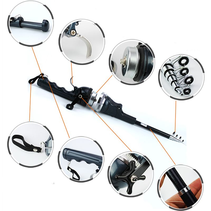 Telescopische Visshengel Kit (Compact & Compleet) – Vis overal, direct gebruiksklaar