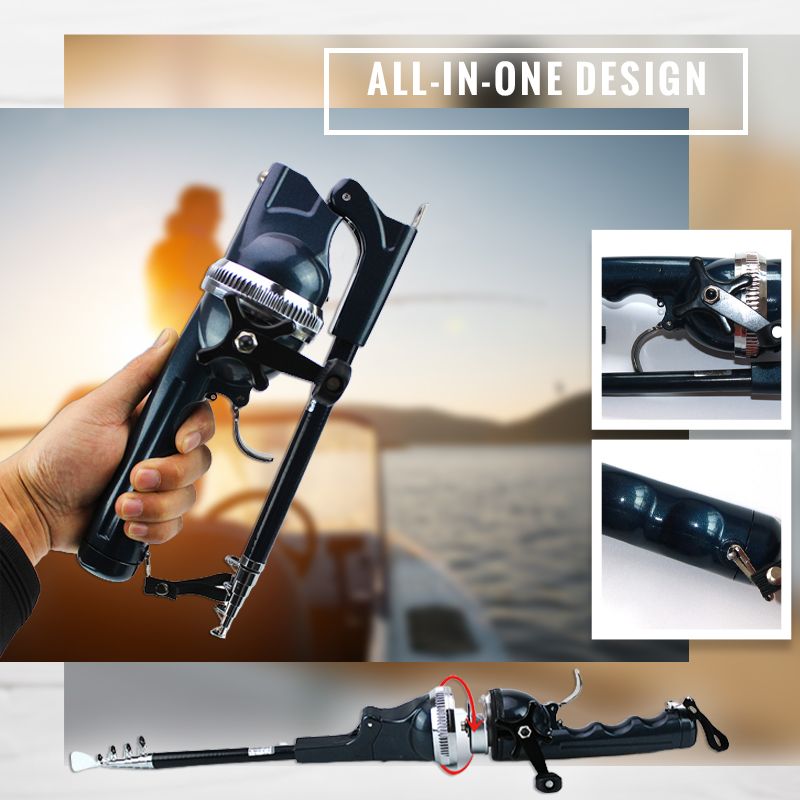 Telescopische Visshengel Kit (Compact & Compleet) – Vis overal, direct gebruiksklaar